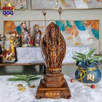 ราคา จัดโปรราคาดีสุด เจ้าแม่กวนอิมยืน ปางพันมือ หรือพันเนตรพันกร งานเรซิ่น มีงานพ่นทรายทอง และสีไม้ ขนาดสูง 10 20 นิ้ว (22304704674)