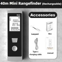 ราคา OULIXI เลเชอร์วัดระยะ เครื่องวัดระยะด้วยเลเซอร์ 40M 50M 80M 100M สำหรับวัดระยะทาง พื้นที่ ปริมาตร เครื่องมือวัดเลเซอร์ Bubble Mute เครื่องวัดระยะเลเซอร์อัจฉริยะ (22395469151)