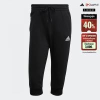 ราคา adidas ไลฟ์สไตล์ กางเกงผ้าเฟรนช์เทอร์รีย์ขาสอบสามส่วน Essentials 3 Stripes ผู้ชาย สีดำ GK8987 (22433281890)