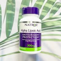 ราคา Alpha Lipoic Acid กรดอัลฟาไลโปอิก 300 mg 50 Capsules Natrol สาร ALA (809950154)