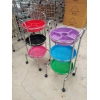 ราคา ชั้นสปา ชั้นวางอุปกรณ์ 3ชั้นกลม สปา ทำผม ทำหน้า ล้างมือ รหัส BS603 ชั้นวางเสริมสวย เลือกสีถาดกรุณาทักแชทบอกทางร้าน สินค้าคุณภาพแบรนด์ BS (21897444421)