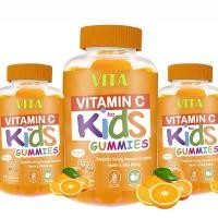 ราคา 60 เม็ด VITA Vitamin C Gummies วิตามินซี อัดเม็ด แบบอม เด็กทานได้ ไวต้า ซี วิตามินซี การสร้างภูมิคุ้มกัน (21256281706)