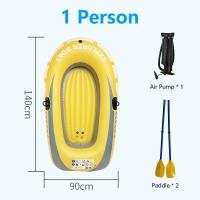 ราคา เรือคายัค เรือตกปลา เรือเป่าลมแบบ 2 ที่นั่ง เรือยางแบบหนา rubber boat อุปกรณ์กีฬาพายเรือและล่องเรือ (22565466775)