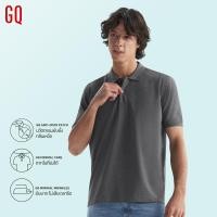 ราคา GQ Minimal Polo เสื้อโปโลยับยั้งกลิ่นเหงื่อ สีเทาเข้ม มินิมอลโปโล (21893587526)