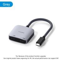 ราคา อะแดปเตอร์แว่นตา Hagibis 8K60Hz 4K14 4Hz USB C ไปยังแว่นตาและฮับ USB C หัวเปลี่ยนสายชาร์จที่มีกำลัง PD100และอะแดปเตอร์สำหรับการเล่นสวิทช์ Rokid Xreal Thunderbird (22586713200)