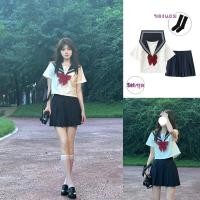ราคา Lorrtta นักเรียน เครื่องแบบ JK Cosplay ชุดเซ็ท Set สไตล์ญี่ปุ่น กระโปรงพลีท ชุดนักเรียน พร้อมส่ง (22200577574)