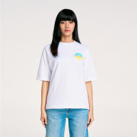 ราคา WARRIX เสื้อยืด Oversize T Shirt Smiley World Collection LA 241TSACL05 (21856895572)