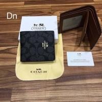 ราคา BKกระเป๋าสตางค์แฟชั่น โค้ช กระเป๋าสตางค์ผู้ชาย size 4 5 นิ้ว สินค้าเกรดพรีเมียม มาพร้อมกล่อง (21265017961)