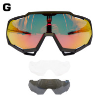 ราคา แว่นตาปั่นจักรยาน T REX แบบเปลี่ยนเลนส์ 3 เลนส์ รุ่น 9312 สี ใส ดำ รุ้ง (11707326100)