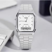 ราคา นาฬิกาข้อมือ Casio Standard Digital รุ่น AQ230GA ทอง สีเงิน สีพิ้งโกล (17578407697)
