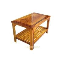 ราคา โต๊ะวางของ โต๊ะกลาง ชั้นวางของไม้สัก โต๊ะไม้สัก (21804817683)