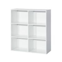 ราคา ชั้นวางเอนกประสงค์ 6 ช่อง ชั้นเก็บเอกสาร หนังสือ หรือเป็นตู้อเนกประสงค์ใช้เก็บของ สำหรับห้องรับแขก ห้องนั่งเล่น และ มุมต่างๆภายในบ้าน สไตล์มินิมอล (22052387653)