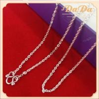 ราคา สร้อยคอเงินแท้ 92 5 สร้อยคอเงิน ลายโซ่แบน เครื่องประดับสร้อยคอเงินแท้ สร้อยคอเด็ก สร้อยคอผู้ใหญ่ (21962757930)