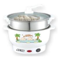 ราคา SALE ส่งเร็ว หม้ออเนกประสงค์ หม้อสุกี้ชาบู มีลังนึ่งสแตนเลส OTTO SP 306 สีขาว สีเขียว (12350938416)