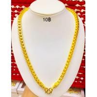 ราคา สร้อยคอทองลายบ็อกเหลี่ยม พ่นทรายตัดลายทองชุบ ทองหุ้ม สวยเสมือนจริง JPgoldjewelry น้ำหนัก 1บาท 2บาท 3บาท 5บาท 10บาท (19477207828)