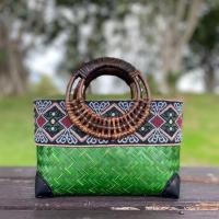 ราคา กระเป๋ากระจูด กระเป๋าสาน กระเป๋าถือ มี 4 สี สินค้าทำมือ 2 sizes Straw bag ซับในซิป กระเป๋าสวยหรู (22521995029)