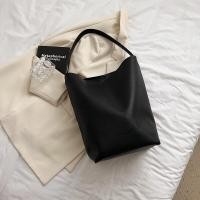 ราคา 2060 ยี่ห้อขนาดใหญ่ความจุVINTAGEแฟชั่นกระเป๋าToteสําหรับผู้หญิงสไตล์ลําลองสีนุ่มพื้นผิวปิดซิป (21005819236)