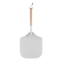 ราคา Square Pizza Peel Aluminum Pizza Pusher with Wooden Handle Bread Pusher the Pizza Base Pizza Lifter Bread Pusher (16699052259)