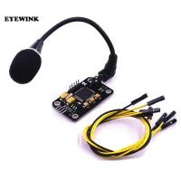 ราคา โมดูลควบคุมแบบอนุกรมโมดูลการรู้จำเสียงโมดูลควบคุมด้วยเสียงพร้อมสายไมโครและ4Pin สำหรับชิ้นส่วนวงจรไฟฟ้า Arduino (19763803558)