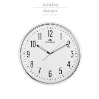 ราคา DOGENI นาฬิกาแขวน WNP039GD WNP039SL WNP039WT นาฬิกาแขวนผนัง เข็มเดินเรียบ (4405866565)