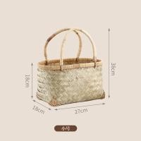 ราคา Keestar ตะกร้าไม้ไผ่ทอด้วยมือตะกร้าช็อปปิ้งตะกร้าสินค้าไม้ไผ่สานตะกร้าตะกร้าช็อปปิ้งเก็บผลไม้ตะกร้าปิกนิกขนาดเล็ก (21600805405)