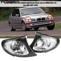 ราคา สัญญาณไฟปิดมุมเลี้ยวเลนส์สีอ่อน1คู่เลนส์ใสสำหรับ BMW E46 3 Series (22308389273)