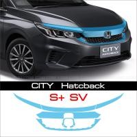 ราคา สติกเกอร์คิ้วกระจังหน้า HONDA CITY Hatchback 5 ประตู ปี 2020 2023 (22187484949)