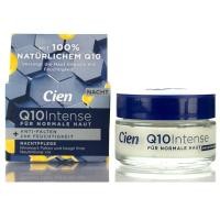 ราคา Cien Q10 Intense for normal skin Anti wrinkle Hydration night cream 50ml ครีมบำรุงผิวหน้าตอนกลางคืนสูตรพิเศษจากเยอรมันนีสินค้านำเข้าของแท้ (19644477019)
