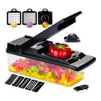 ราคา Vegetable Chopper Pro Onion Chopper Black Chopper 11 In 1 Slicer Professional Food Chopper Multifunctional (19537688887)