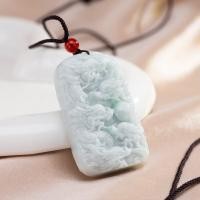 ราคา TIMESWIND สร้อยคอสำหรับผู้ชายจี้สลักรูปมังกรห้าตัวหยกธรรมชาติคลาสสิก (21551008589)