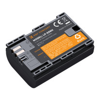 ราคา K F Canon LP E6 battery 2 pack dual slot battery charger kit LP E6NH LP E6N LP E6 (21395211671)