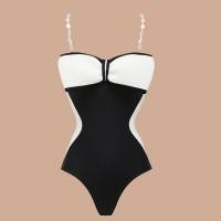 ราคา 2024 New Bow Tie Bikini Swimsuit with Skirt V Neck Polka Dot Skirt Black Skirt for Women High Waist Two Piece Bathing Suits Summer Female (22172484964)