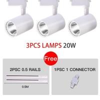 ราคา จัดส่ง3วัน Track Light LED ไฟแทรคไลท์ COB Track Lighting สปอร์ตไลท์ 12W 20W 30W 40W โคมไฟเพดาน มีรางสองราง ไฟแต่งห้อ (22279869386)