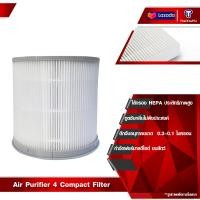 ราคา Xiaomi Air Purifier 4 Compact Filter ไส้กรองเครื่องฟอกอากาศ ไส้กรองสำหรับเครื่องฟอกอากาศ ไส้กรอง HEPA ประสิทธิภาพสูง (22129269412)