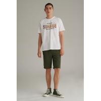 ราคา Mc jeans เสื้อยืดแขนสั้นผู้ชาย คอกลม สีขาว MTTZ726 (21421844118)