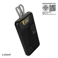 ราคา ส่งฟรี ชาร์จไฟช่อง TYPE C ได้ Asaki NEW Power Bank 10000 mAh มี มอก USB 2 ช่อง พาวเวอร์แบงค์ ชาร์จเร็ว 22 5W Fast Charge จอ LED รุ่น A B3566F รับประกัน 1 ปี (22624687638)