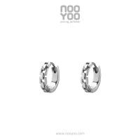 ราคา NooYoo ต่างหูสำหรับผิวแพ้ง่าย CoCr NF Chain Style Hoop (22473464249)