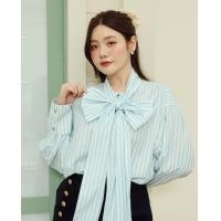 ราคา Famous เฟมัส Ribbon Cotton Shirt เสื้อเชิ้ตผูกโบว์ FMBL E1005 (21720202322)