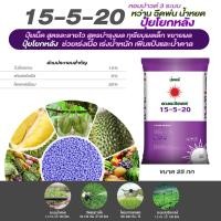 ราคา ปุ๋ยคอมปาวด์ 15 5 20 ขนาด25กิโล ดวงตะวันเพชร (18514306386)