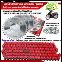 ราคา ชุดโซ่สเตอร์WAVE110i โซ่สเตอร์เวฟ125 เลส โซ่สีแดง420 WAVE125S WAVE125R WAVE110i รุ่นเก่า WAVE125I รุ่นเก่า MSX125 W100S NEW 2005 2008 DREAM125 MSX125 สเตอร์หลัง เวฟ110i1ชุด3ชิ้น (21608725618)