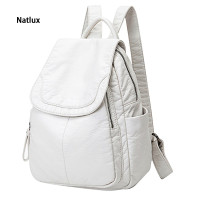 ราคา กระเป๋าเป้สะพายหลังหนังนิ่มแฟชั่นผู้หญิง (22133709965)