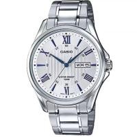 ราคา นาฬิกาข้อมือผู้ชาย เลขโรมัน กันน้ำ 100M สายสแตนเลส รุ่น MTP 1384 (22346308647)