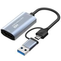 ราคา 4K Compatible to Type C USB Video Capture Card 1080P USB Computer Game Capture Card (20864481005)