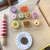 ราคา ครอบครัวที่บ้านหั่นลูกเต๋าเด็กตัดผลไม้ไม้แม่เหล็กห้องครัวเด็กจำลองแม่เหล็กไม้ตัดผลไม้ของเล่น (20061249395)