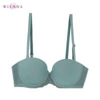 ราคา WIENNA BRA DB27721 เสื้อชั้นใน ถอดสายได้ แบบเกาะอก AC32 34B32 36 สีเนื้อ ดำ น้ำเงินเข้ม Lily Rose (22088472893)