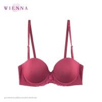 ราคา WIENNA BRA DB27721 เสื้อชั้นใน ถอดสายได้ แบบเกาะอก AC32 34B32 36 สีเนื้อ ดำ น้ำเงินเข้ม Lily Rose (22088472879)