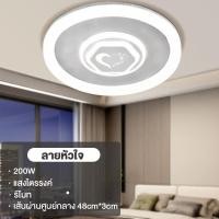 ราคา ไฟเพดานบ้าน โคมไฟเพดาน ปรับแสงได้3สี โคมไฟติดเพดานทรงกลม สี่เหลี่ยมโคมไฟเพดาน สไตล์โมเดิร์น สําหรับห้องนอน ห้องนั่งเล่น ไฟ LED (18524460096)