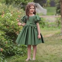 ราคา MQATZ ชุดเดรสสำหรับเด็กผู้หญิงชุดเดรสชุดเจ้าสาวชุดเด็กสีเขียว (18832171683)