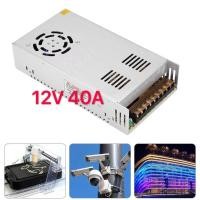 ราคา Switching Power Supply สวิตชิ่งเพาเวอร์ซัพพลาย 12V 40A 480w สีเงิน (20811350240)