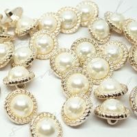 ราคา somkid กระดุมมุก ขอบลายโซ่ ขาสอย เนื้อพลาสติกชุบ สีทองนาก size 13mm 20L 15mm 24L 17mm 28L 22mm 34L (2172958119)